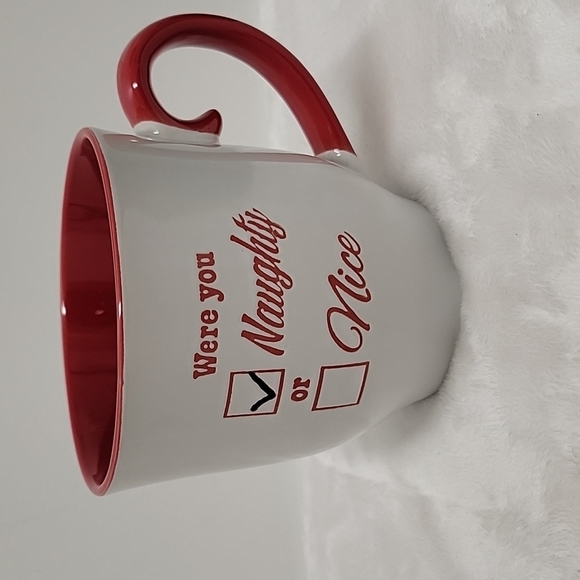 Spectrum Designs Large Christmas Mug "Were you Naughty or Nice" - Picture 1 of 5
